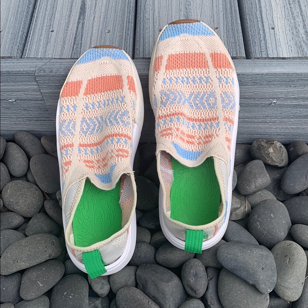 Sanuk Multicolor Knit Slip-On Shoes